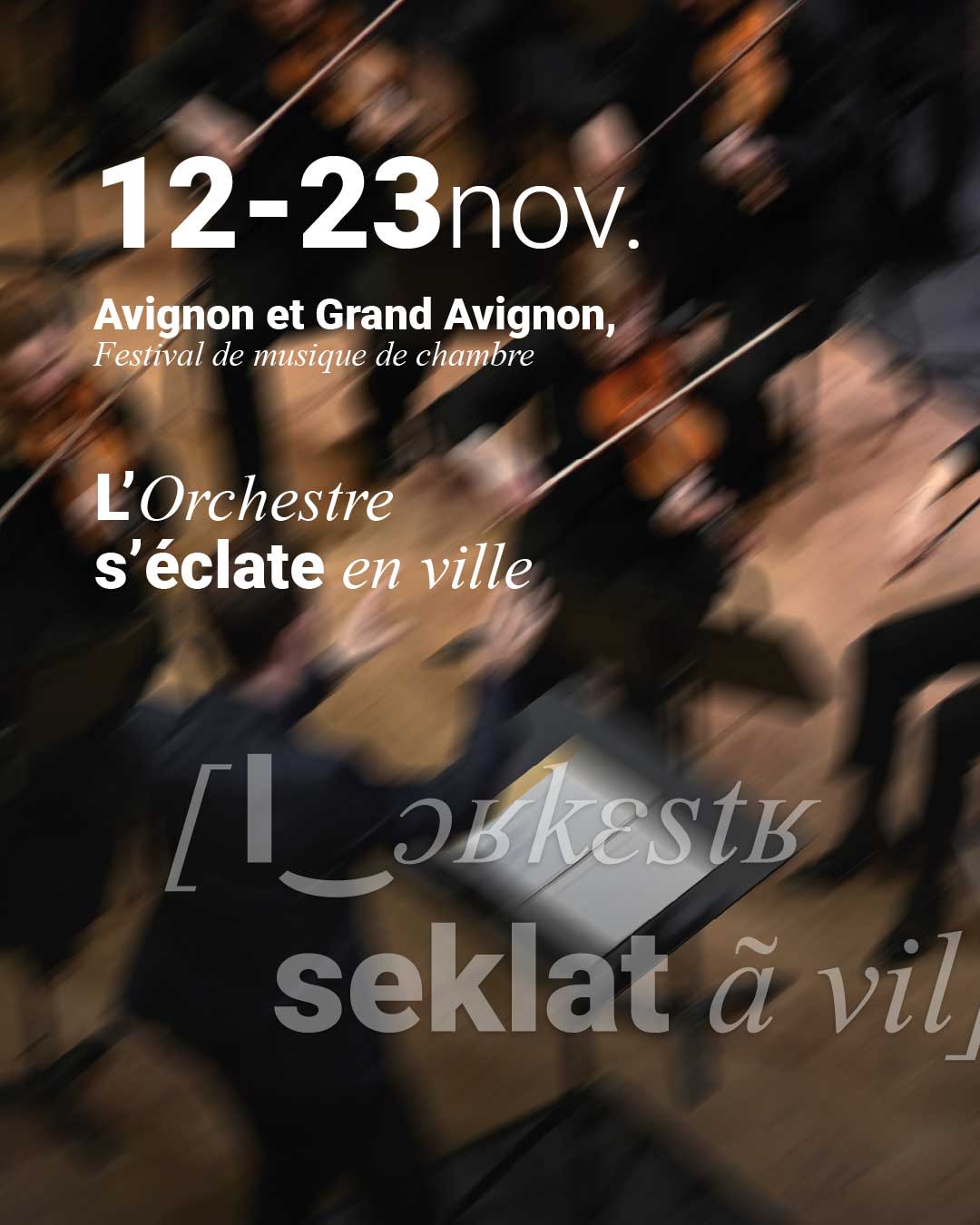 Affiche Orchestre d'éclate en ville 2025